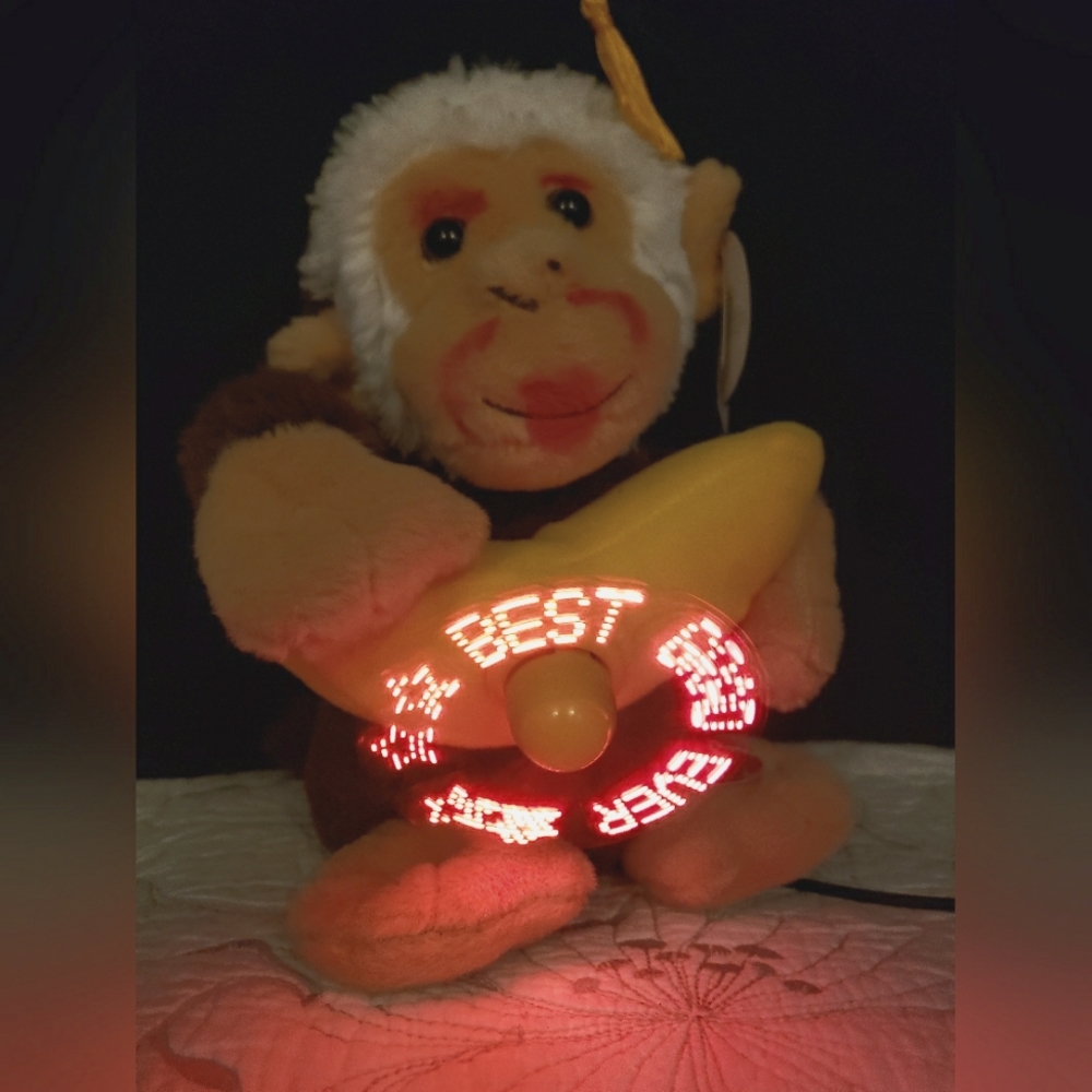 Switch Adapted Singing Graduation Monkey for Special Needs Child, Animated Plush